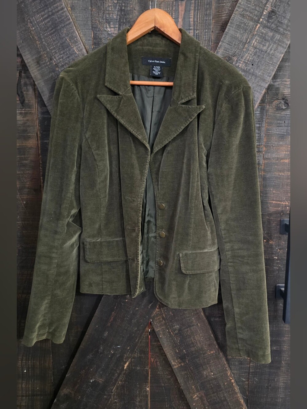 Calvin Klein corduroy Blazer Jacket Vintage Vibes XL